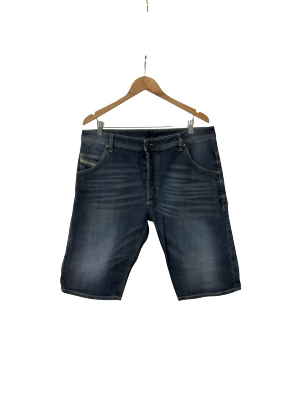 Diesel Kroshort Denim Shorts Mens 36 Blue Cotton